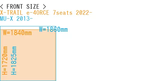 #X-TRAIL e-4ORCE 7seats 2022- + MU-X 2013-